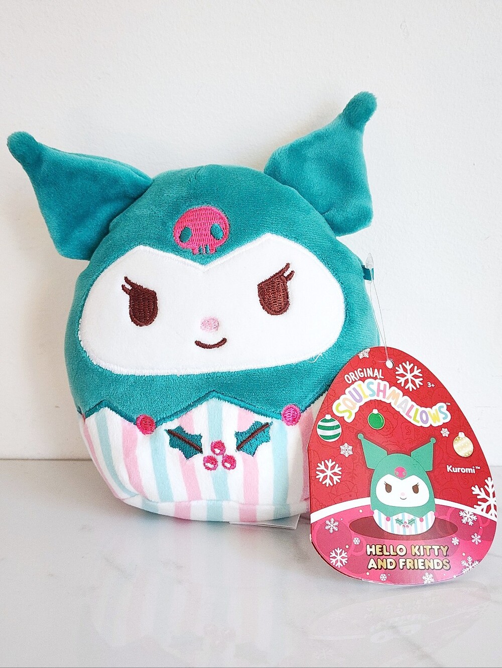 Squishmallows Kuromi Christmas Plush Hello Kitty & Friends Holiday Sanrio NWT 5"